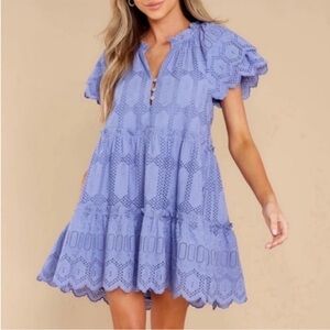 Cleobella
Alma Embroidered Pointelle Mini Dress